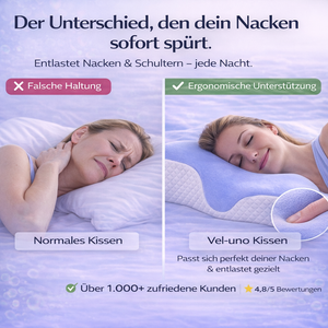 Ergonomisches Butterfly-Nackenkissen