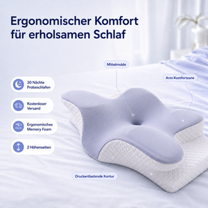 Ergonomisches Butterfly-Nackenkissen