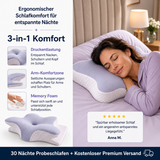 Ergonomisches Butterfly-Nackenkissen